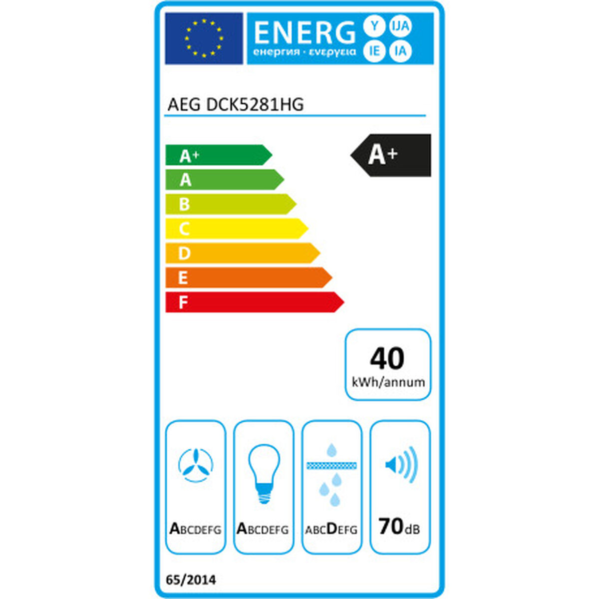 Συμβατικός Απορροφητήρας AEG DCK5281HG Λευκό Συμβατικός Απορροφητήρας AEG DCK5281HG Λευκό