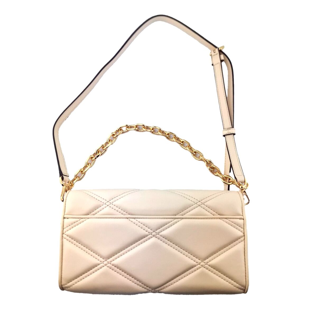 Γυναικεία Τσάντα Michael Kors Serena Μπεζ 25 x 15 x 4 cm Γυναικεία Τσάντα Michael Kors Serena Μπεζ 25 x 15 x 4 cm