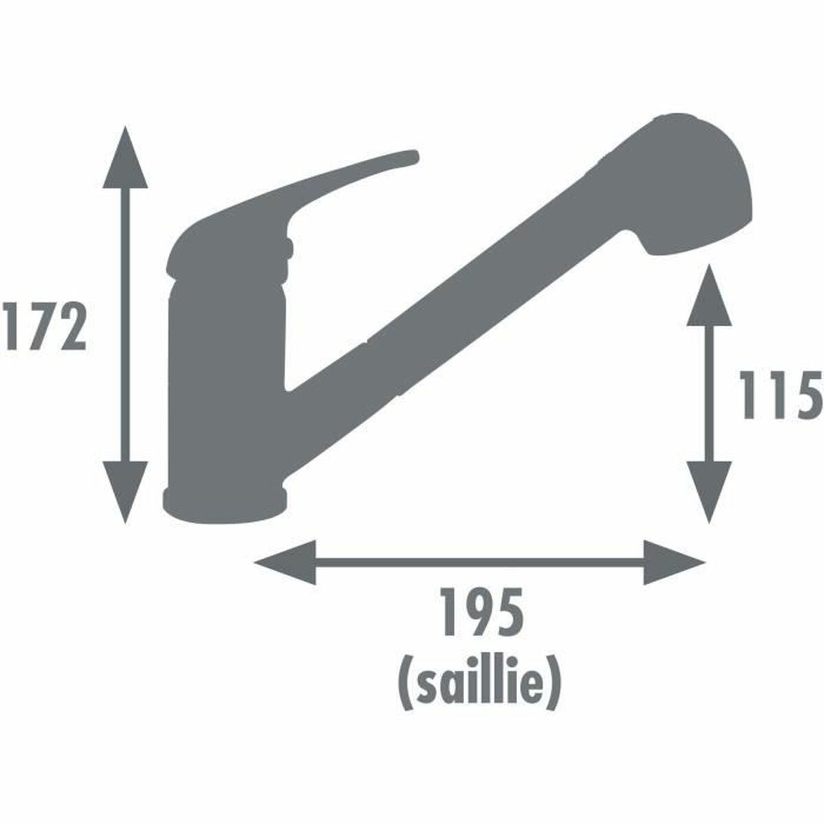 Kitchen Tap Rousseau BAGO Μέταλλο Kitchen Tap Rousseau BAGO Μέταλλο