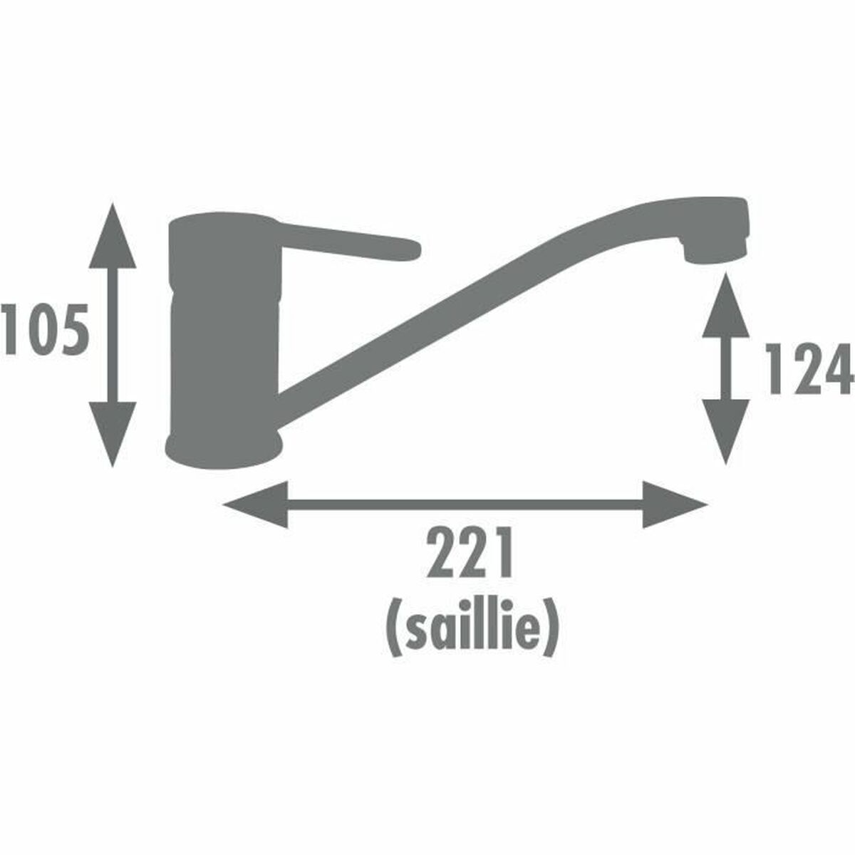 Kitchen Tap Rousseau BORN NF Μαύρο Ματ φινίρισμα Kitchen Tap Rousseau BORN NF Μαύρο Ματ φινίρισμα