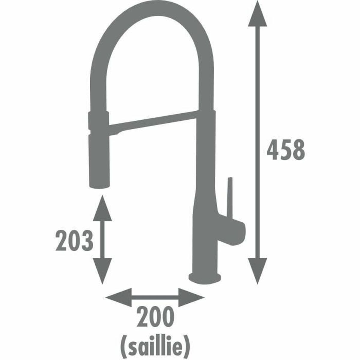 Kitchen Tap Rousseau ILO Μαύρο Γκρι Ασημί Kitchen Tap Rousseau ILO Μαύρο Γκρι Ασημί