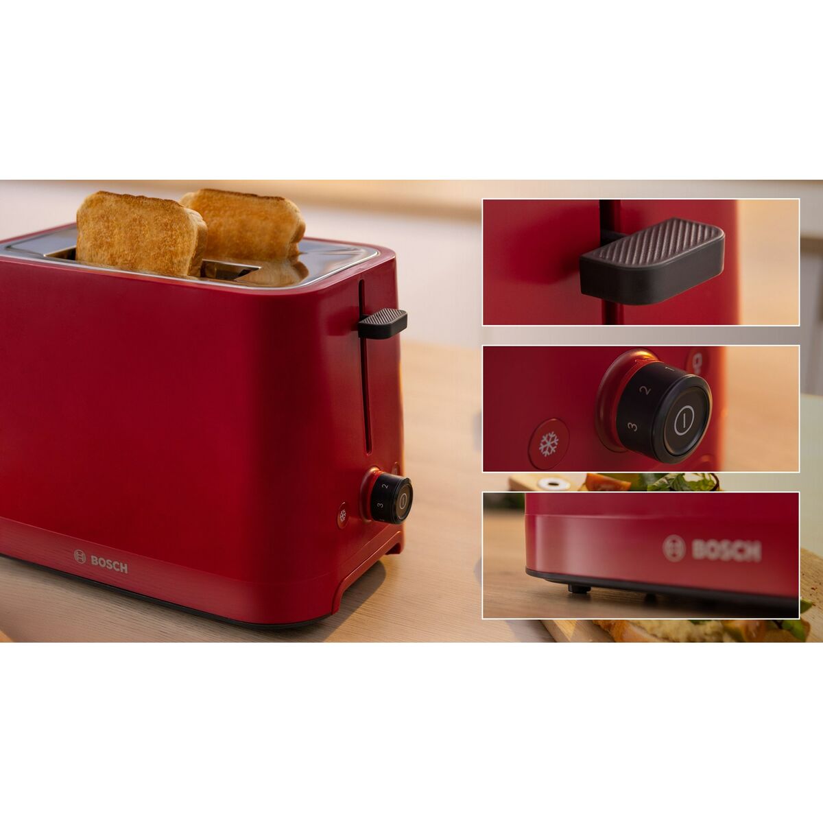 Τοστιέρα BOSCH TAT 3M124 950 W Τοστιέρα BOSCH TAT 3M124 950 W