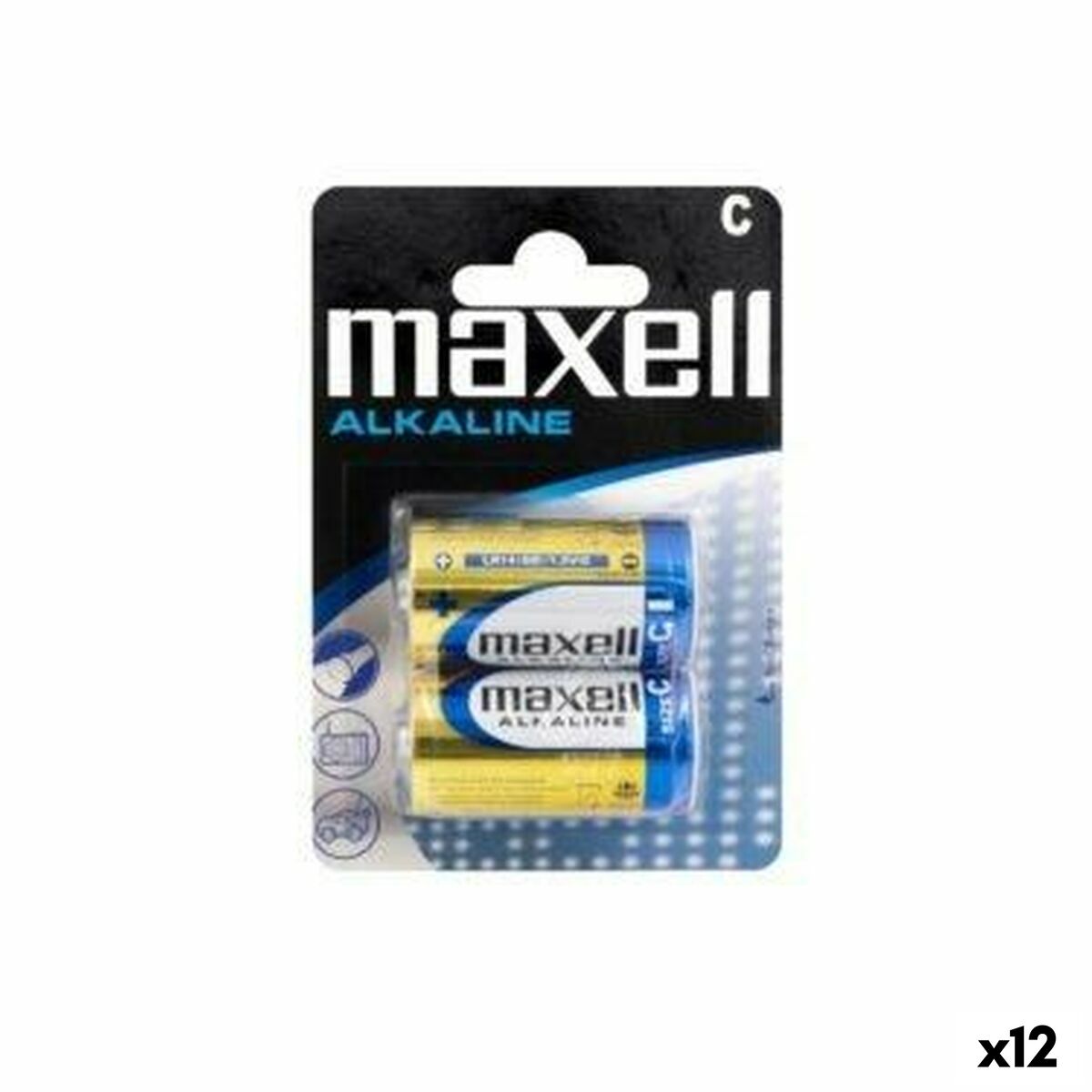 Αλκαλικές Μπαταρίες Maxell LR14 (12 Μονάδες) Αλκαλικές Μπαταρίες Maxell LR14 (12 Μονάδες)