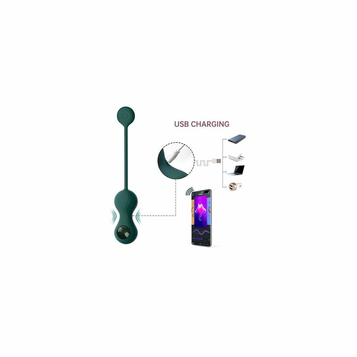 Εκπαιδευτικό κιτ με Συσκευές Δόνησης Kegel Magic Motion Εκπαιδευτικό κιτ με Συσκευές Δόνησης Kegel Magic Motion