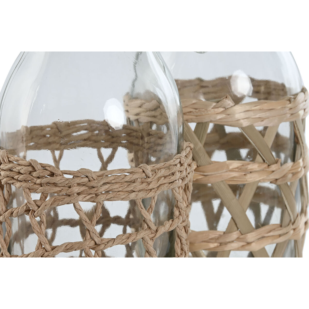 Kανάτα Home ESPRIT Φυσικό Κρυστάλλινο ίνα (x2) Kανάτα Home ESPRIT Φυσικό Κρυστάλλινο ίνα (x2)