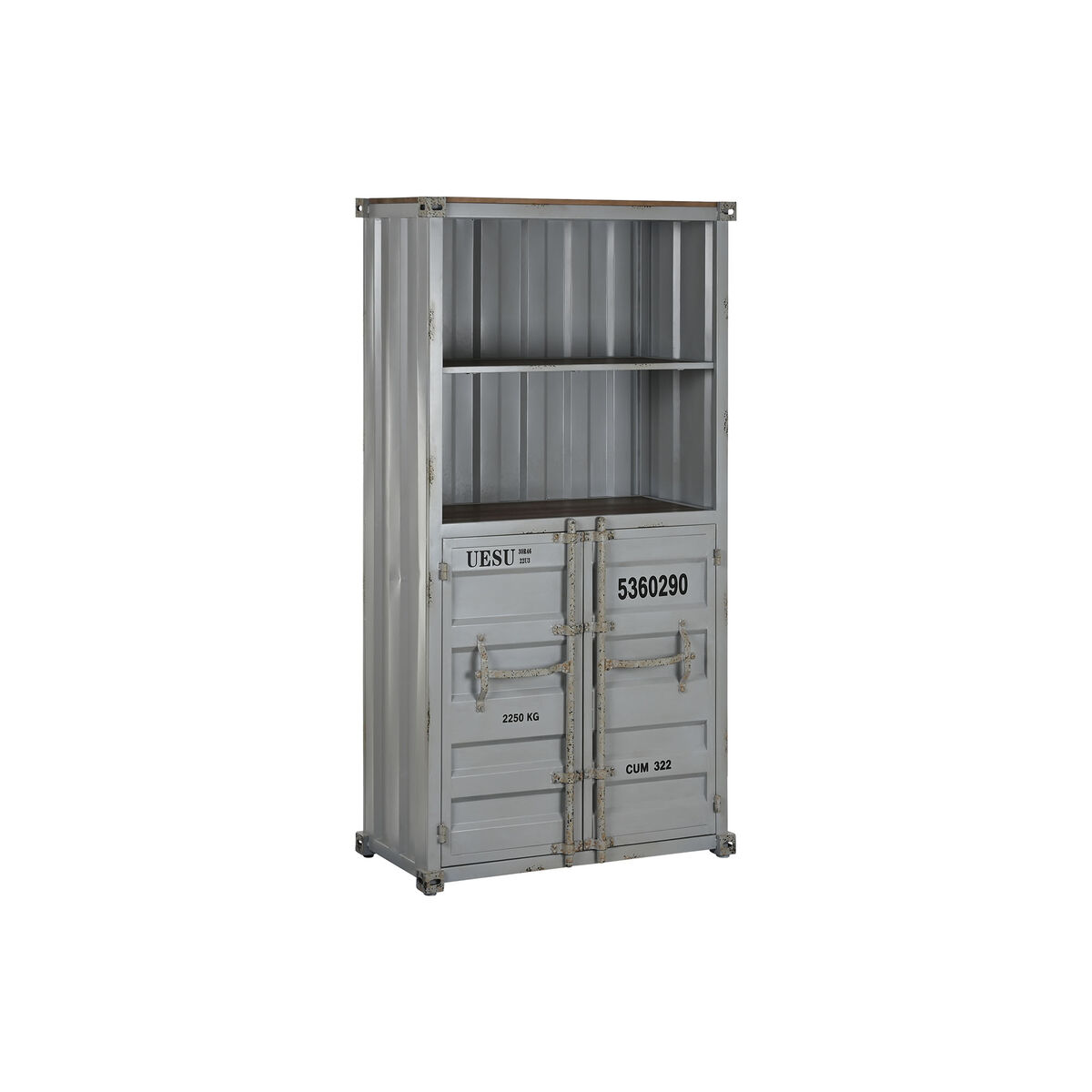 Ράφια Home ESPRIT Γκρι Sky μπλε Μέταλλο Ξύλο MDF 87 x 44 x 168,5 cm Ράφια Home ESPRIT Γκρι Sky μπλε Μέταλλο Ξύλο MDF 87 x 44 x 168,5 cm