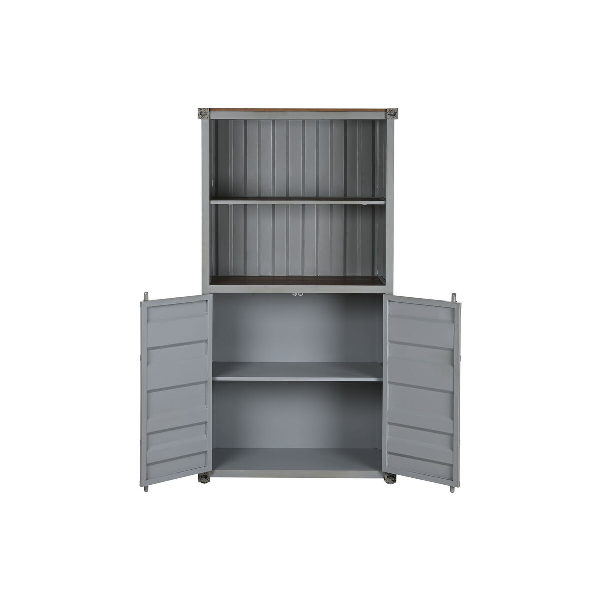 Ράφια Home ESPRIT Γκρι Sky μπλε Μέταλλο Ξύλο MDF 87 x 44 x 168,5 cm Ράφια Home ESPRIT Γκρι Sky μπλε Μέταλλο Ξύλο MDF 87 x 44 x 168,5 cm