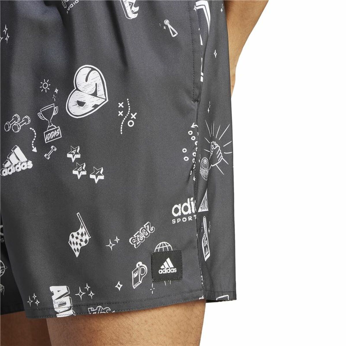 Ανδρικά Μαγιό Adidas Clx Sl Σκούρο γκρίζο Ανδρικά Μαγιό Adidas Clx Sl Σκούρο γκρίζο
