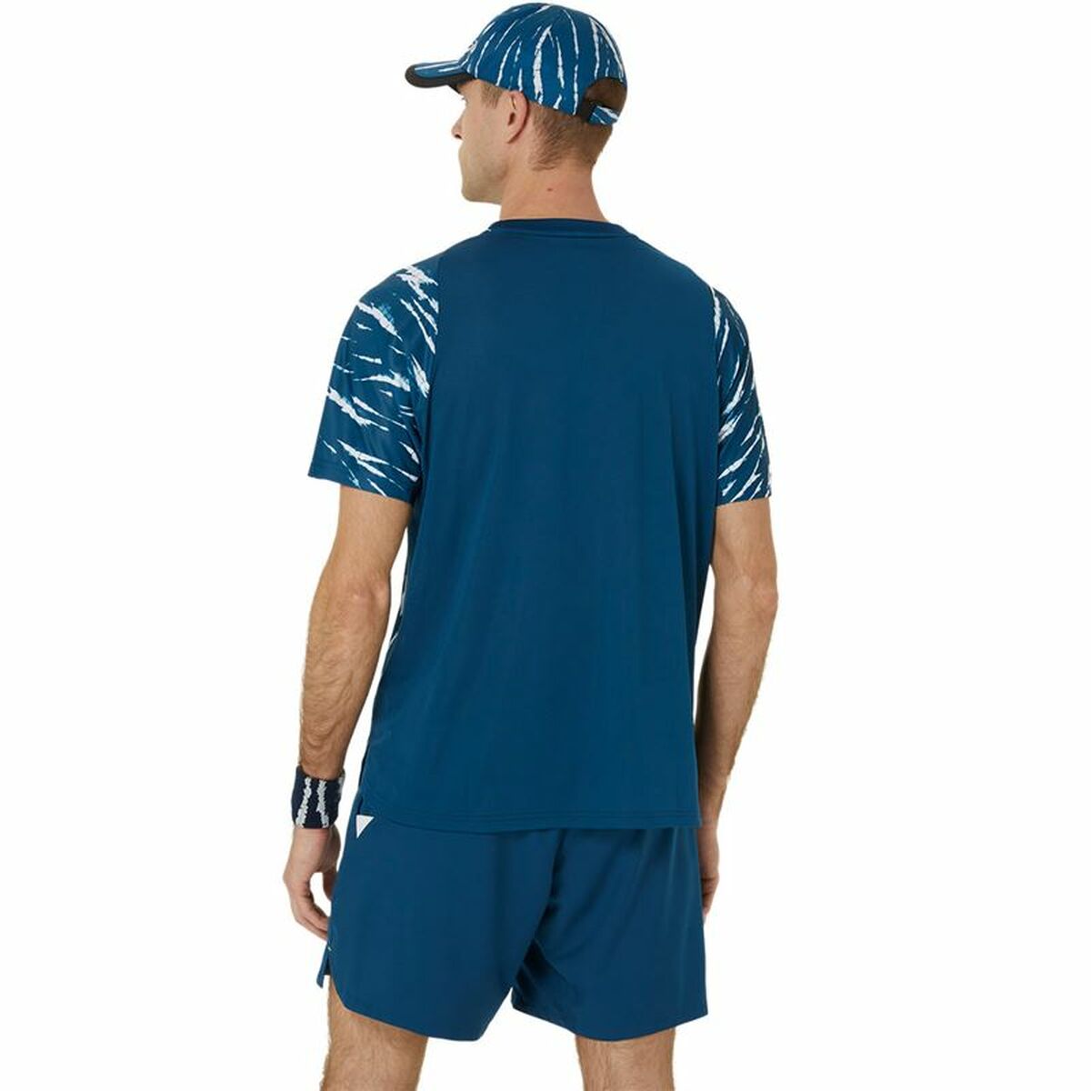 Kοντομάνικο Aθλητικό Mπλουζάκι Asics Game Ss Top Μπλε Τένις Kοντομάνικο Aθλητικό Mπλουζάκι Asics Game Ss Top Μπλε Τένις