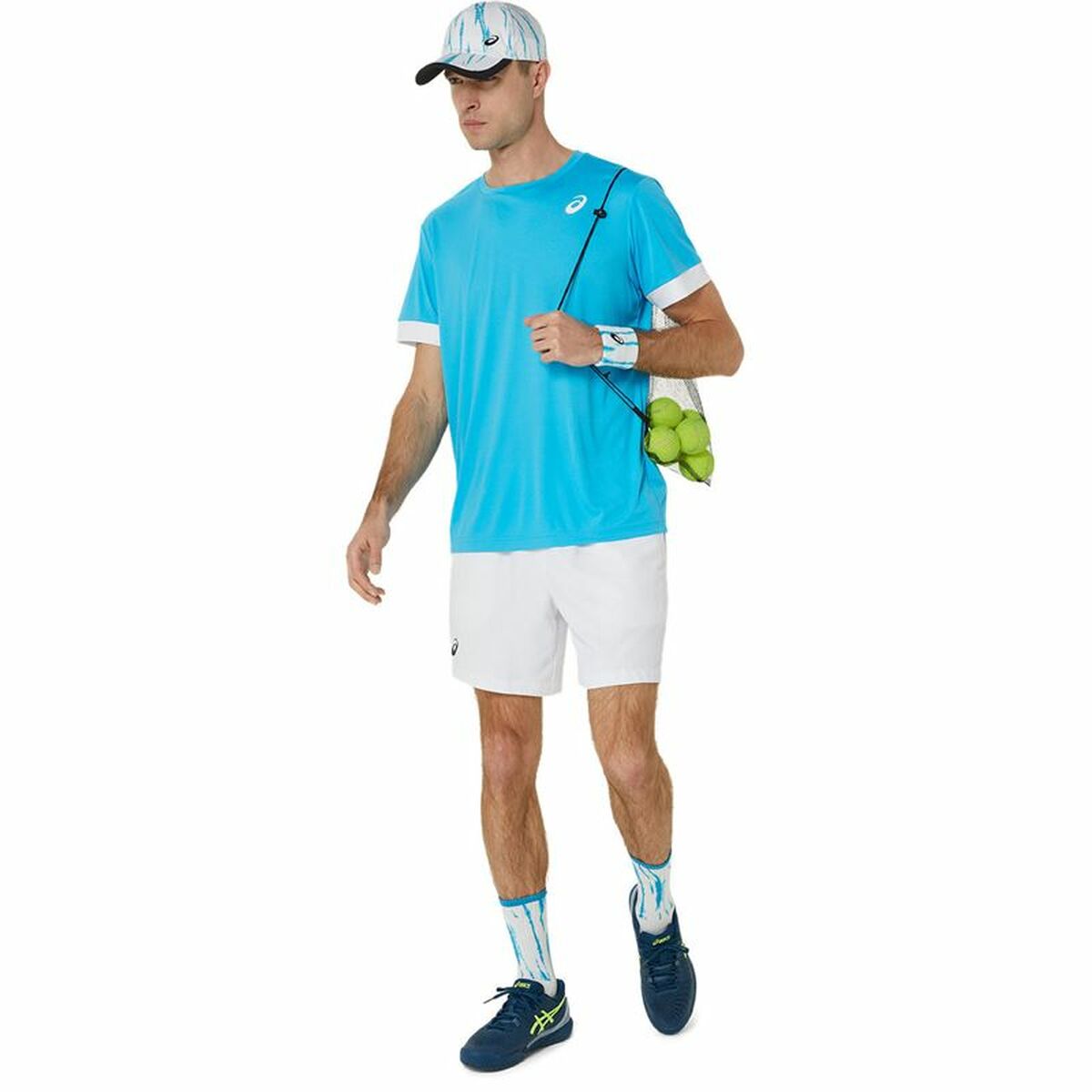 Kοντομάνικο Aθλητικό Mπλουζάκι Asics Court Ss Top Sky μπλε Τένις Kοντομάνικο Aθλητικό Mπλουζάκι Asics Court Ss Top Sky μπλε Τένις