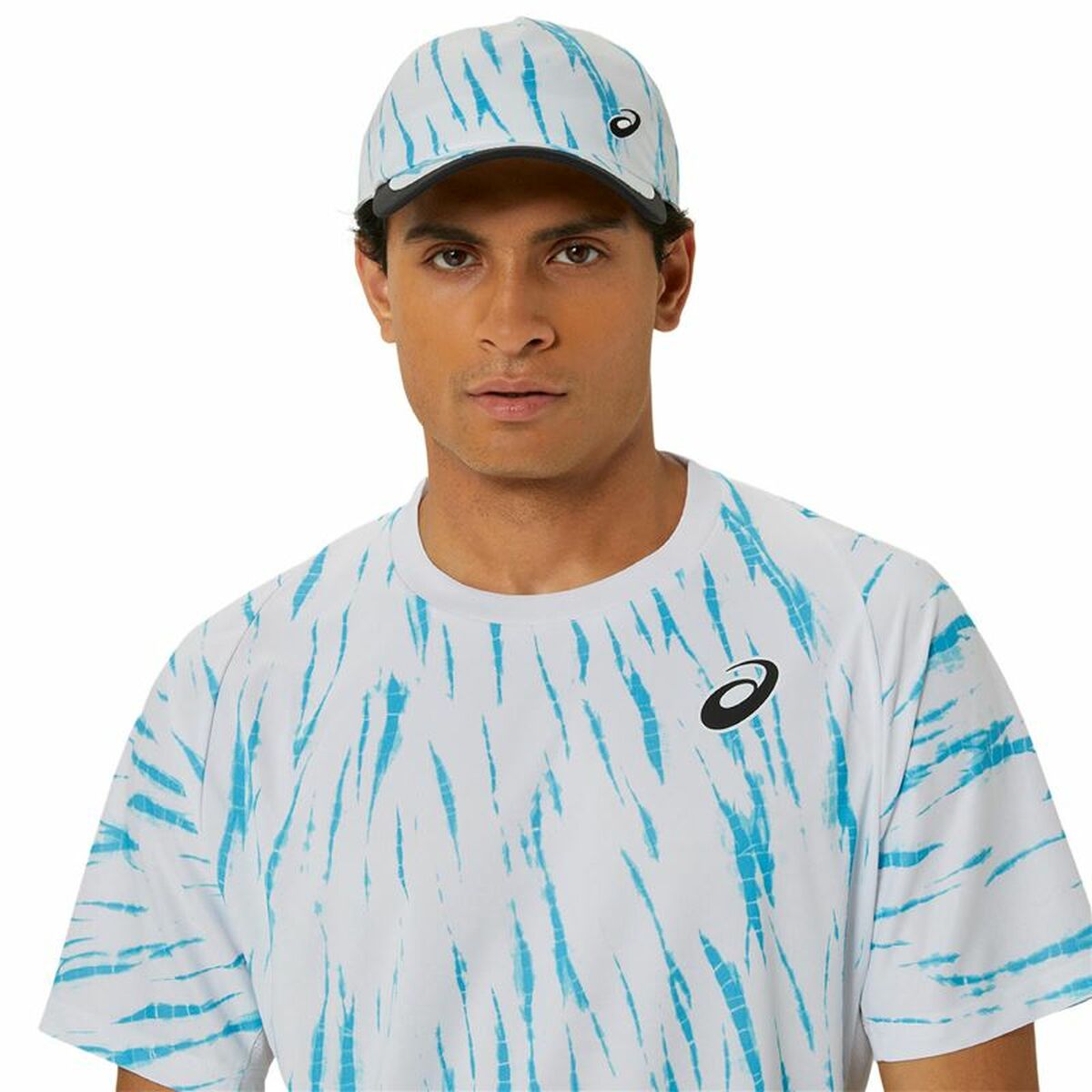 Kοντομάνικο Aθλητικό Mπλουζάκι Asics Game Ss Top Λευκό Ανοιχτό Μπλε Τένις Kοντομάνικο Aθλητικό Mπλουζάκι Asics Game Ss Top Λευκό Ανοιχτό Μπλε Τένις