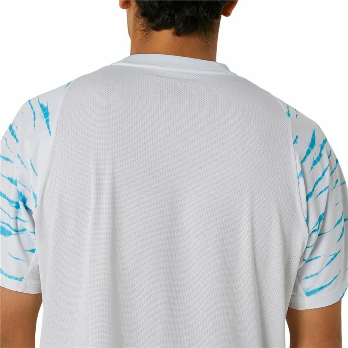 Kοντομάνικο Aθλητικό Mπλουζάκι Asics Game Ss Top Λευκό Ανοιχτό Μπλε Τένις Kοντομάνικο Aθλητικό Mπλουζάκι Asics Game Ss Top Λευκό Ανοιχτό Μπλε Τένις