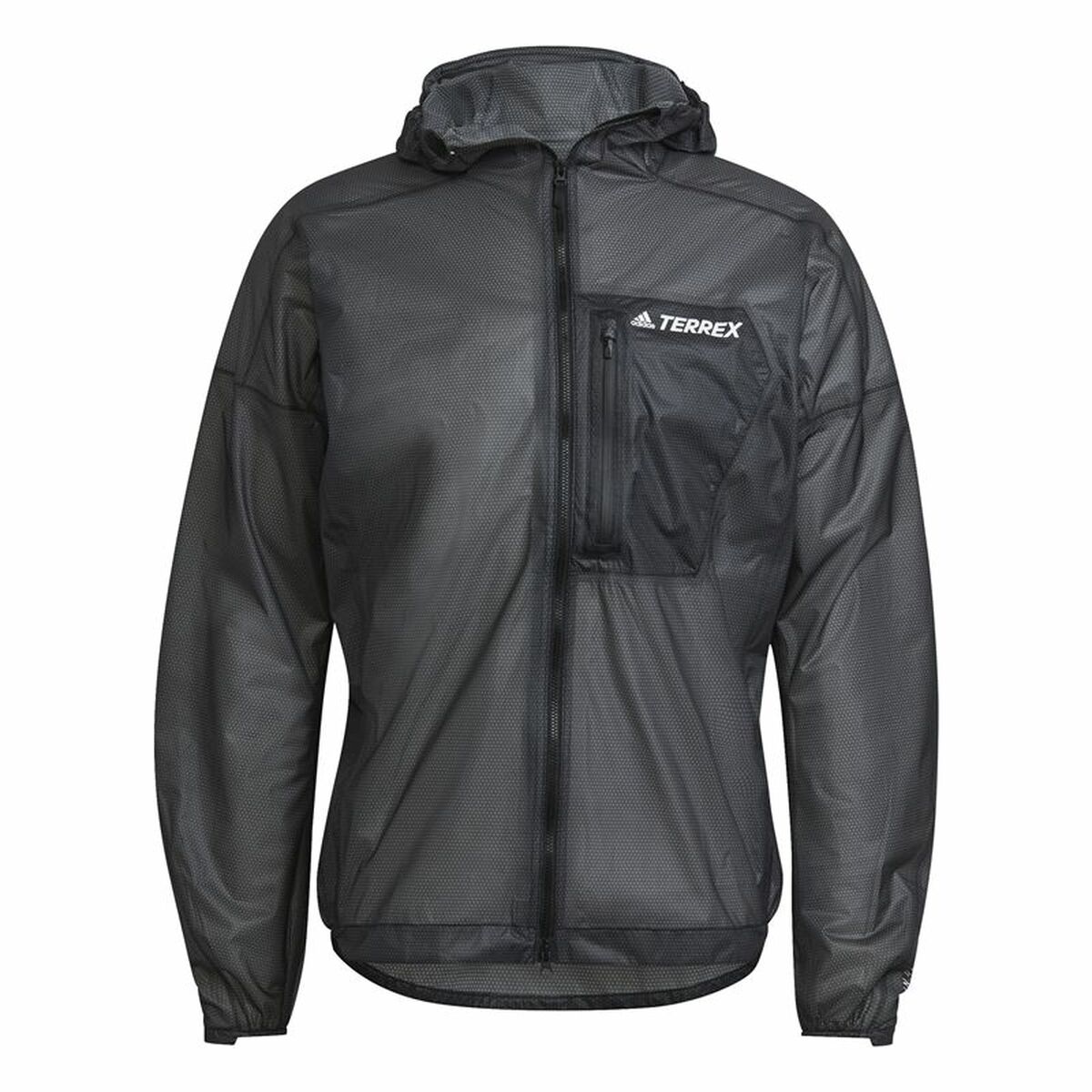 Ανδρικό Aθλητικό Mπουφάν Adidas Agr Rain J Μαύρο Ανδρικό Aθλητικό Mπουφάν Adidas Agr Rain J Μαύρο