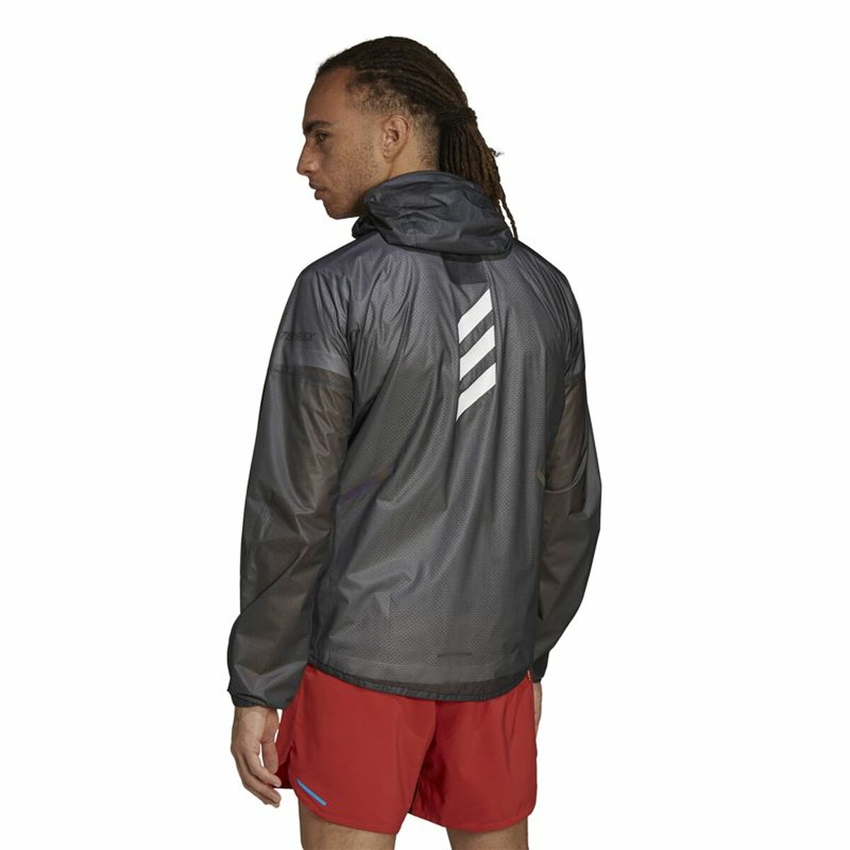 Ανδρικό Aθλητικό Mπουφάν Adidas Agr Rain J Μαύρο Ανδρικό Aθλητικό Mπουφάν Adidas Agr Rain J Μαύρο