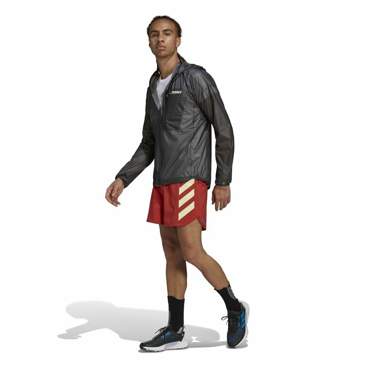 Ανδρικό Aθλητικό Mπουφάν Adidas Agr Rain J Μαύρο Ανδρικό Aθλητικό Mπουφάν Adidas Agr Rain J Μαύρο