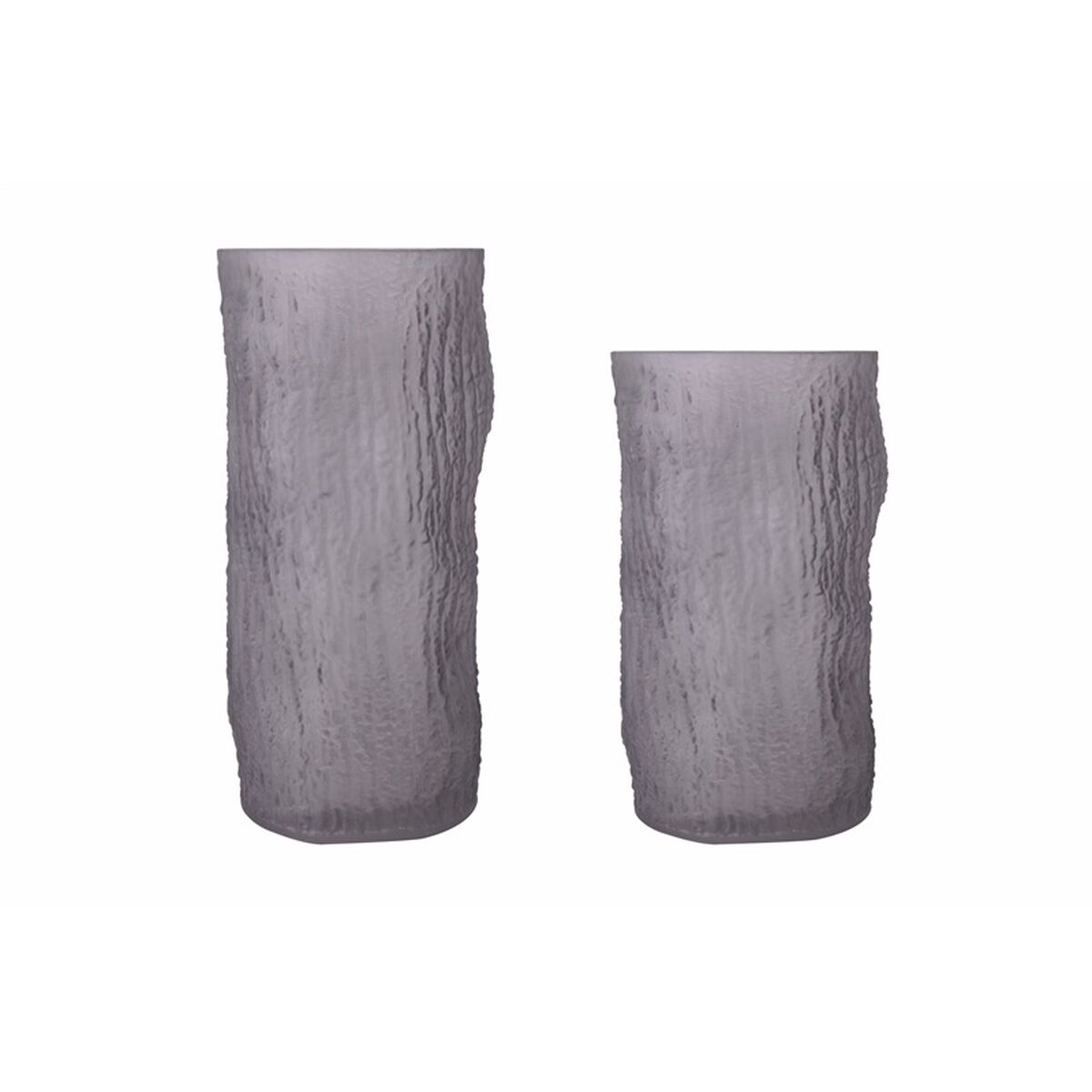 Βάζο Home ESPRIT Γκρι Κρυστάλλινο Σύγχρονη 14 x 14 x 31,5 cm Βάζο Home ESPRIT Γκρι Κρυστάλλινο Σύγχρονη 14 x 14 x 31,5 cm