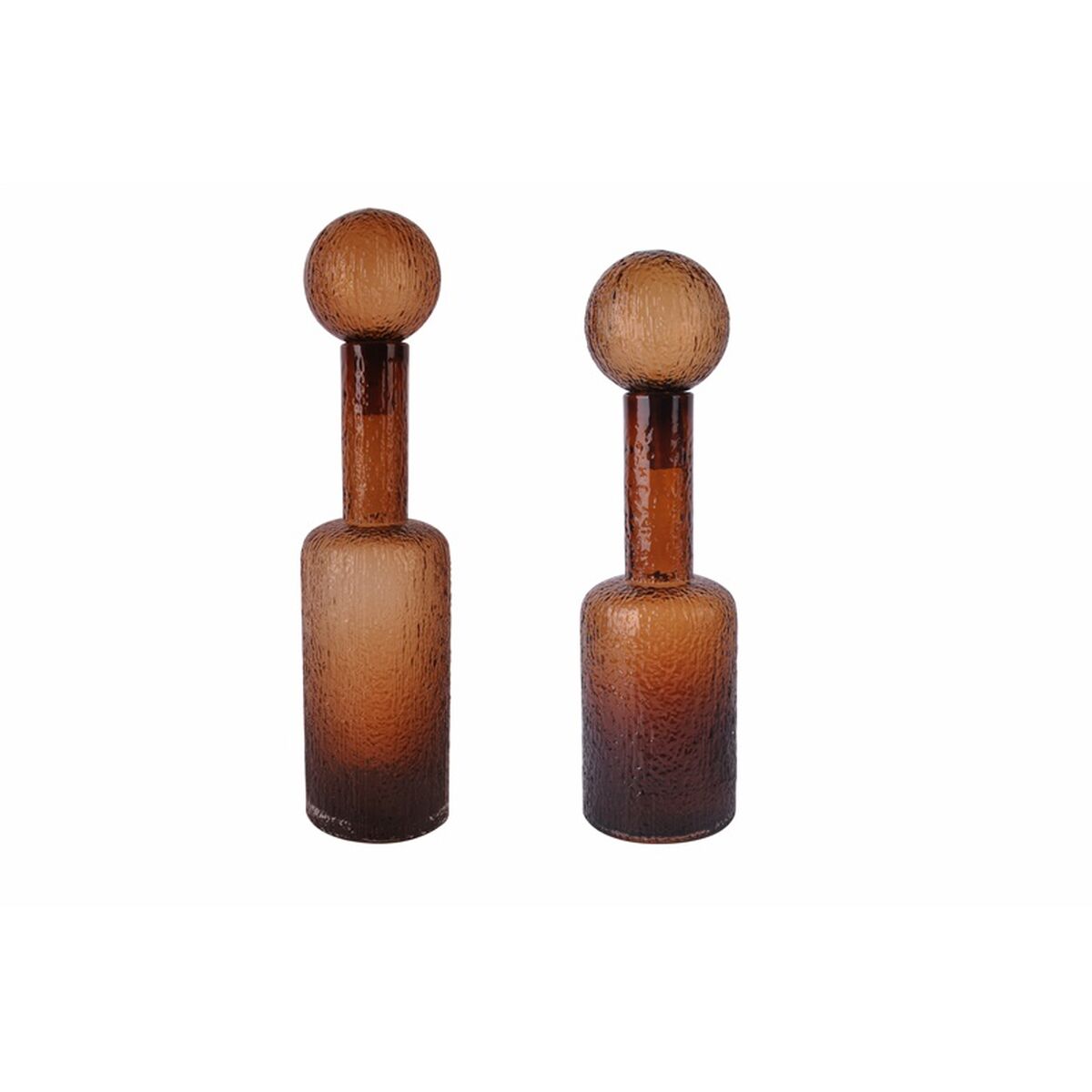 Βάζο Home ESPRIT Καφέ Κρυστάλλινο Σύγχρονη 12,5 X 12,5 X 50,5 cm Βάζο Home ESPRIT Καφέ Κρυστάλλινο Σύγχρονη 12,5 X 12,5 X 50,5 cm