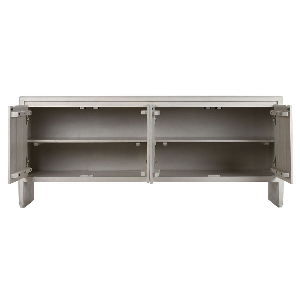 Σκευοθήκη Home ESPRIT Λευκό Ξύλο από Μάνγκο 182 x 45 x 76 cm Σκευοθήκη Home ESPRIT Λευκό Ξύλο από Μάνγκο 182 x 45 x 76 cm