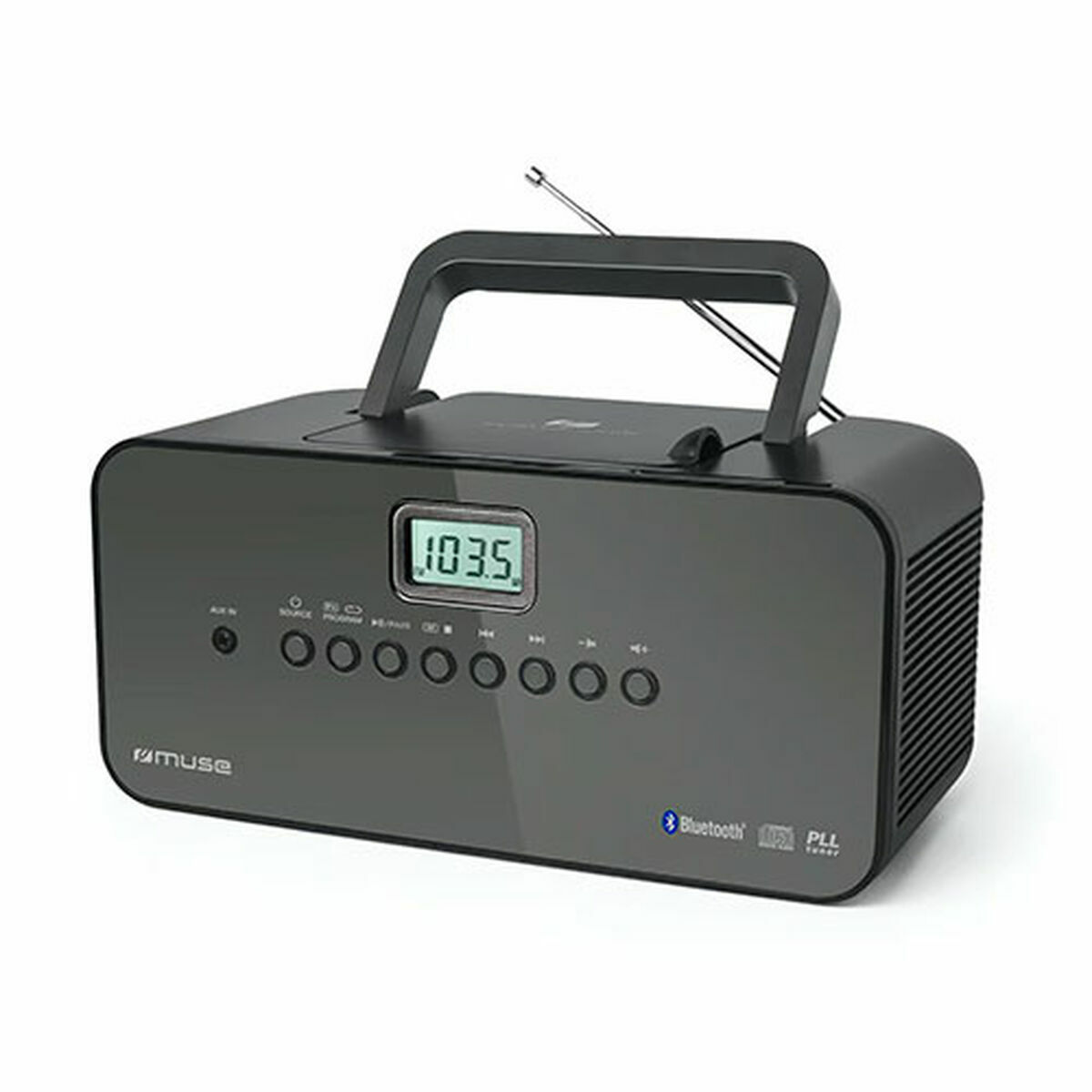 CD Ραδιόφωνο Bluetooth MP3 Muse M-22 BT Μαύρο Πολύχρωμο CD Ραδιόφωνο Bluetooth MP3 Muse M-22 BT Μαύρο Πολύχρωμο