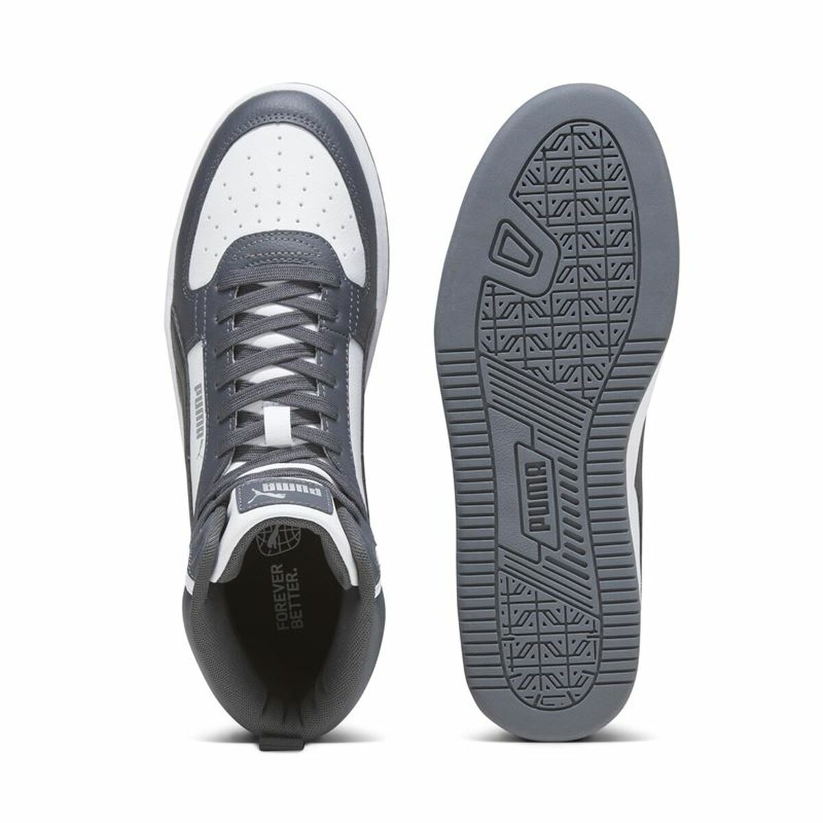 Casual Παπούτσια Puma Caven 2.0 Mid Λευκό Σκούρο γκρίζο Casual Παπούτσια Puma Caven 2.0 Mid Λευκό Σκούρο γκρίζο