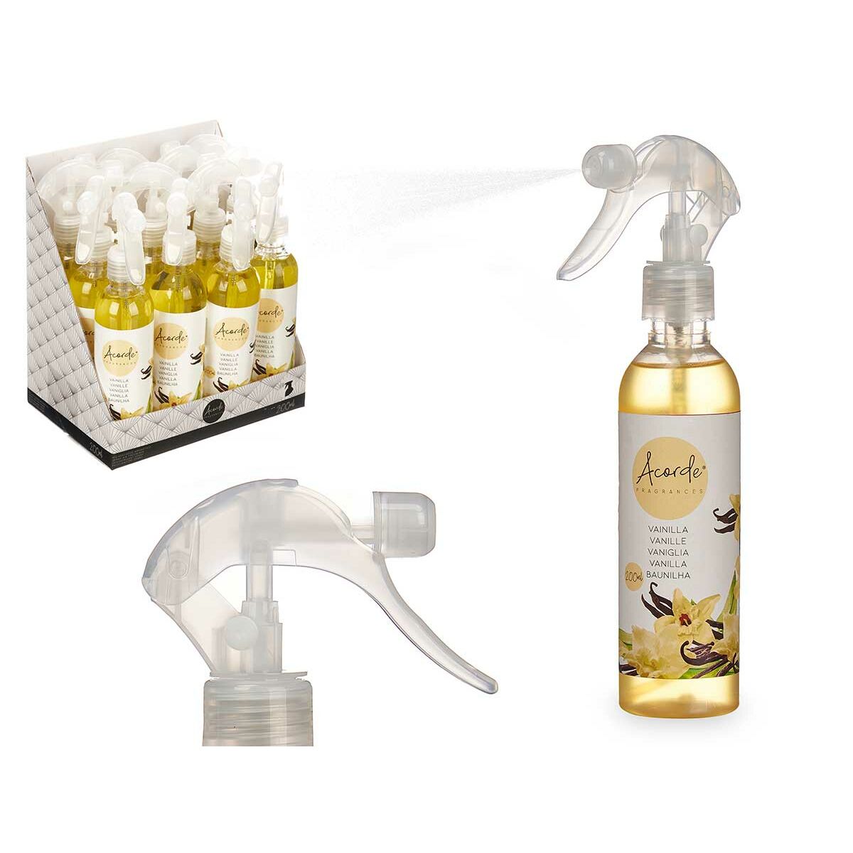 Αποσμητικό Χώρου Acorde Βανίλια 200 ml (12 Μονάδες)