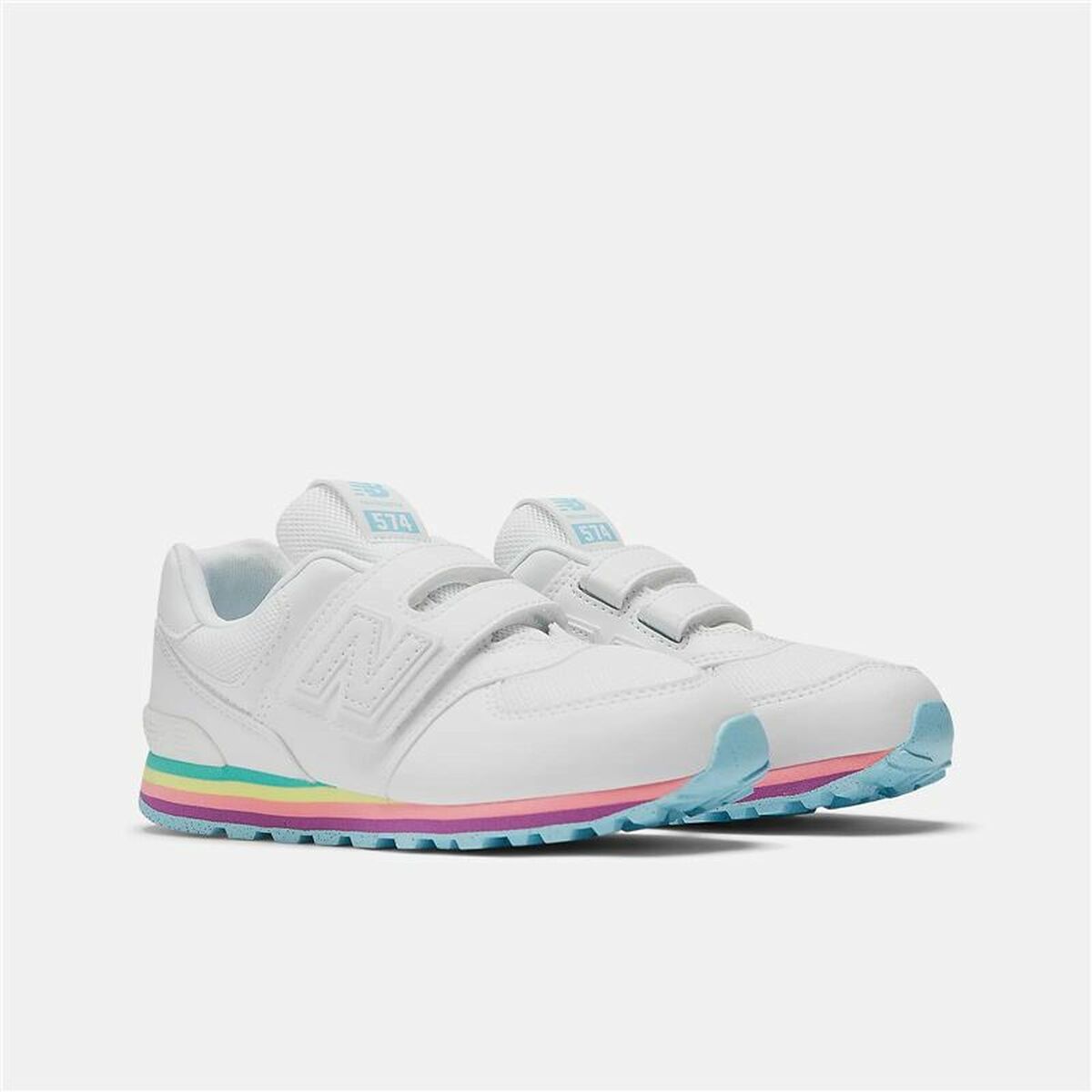 Παιδικά Aθλητικά Παπούτσια New Balance 574 Core Hook Loop Λευκό Παιδικά Aθλητικά Παπούτσια New Balance 574 Core Hook Loop Λευκό