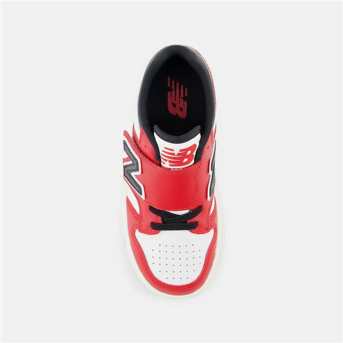 Παιδικά Aθλητικά Παπούτσια New Balance 480 HOOK LOOP Λευκό Κόκκινο Ντομάτα