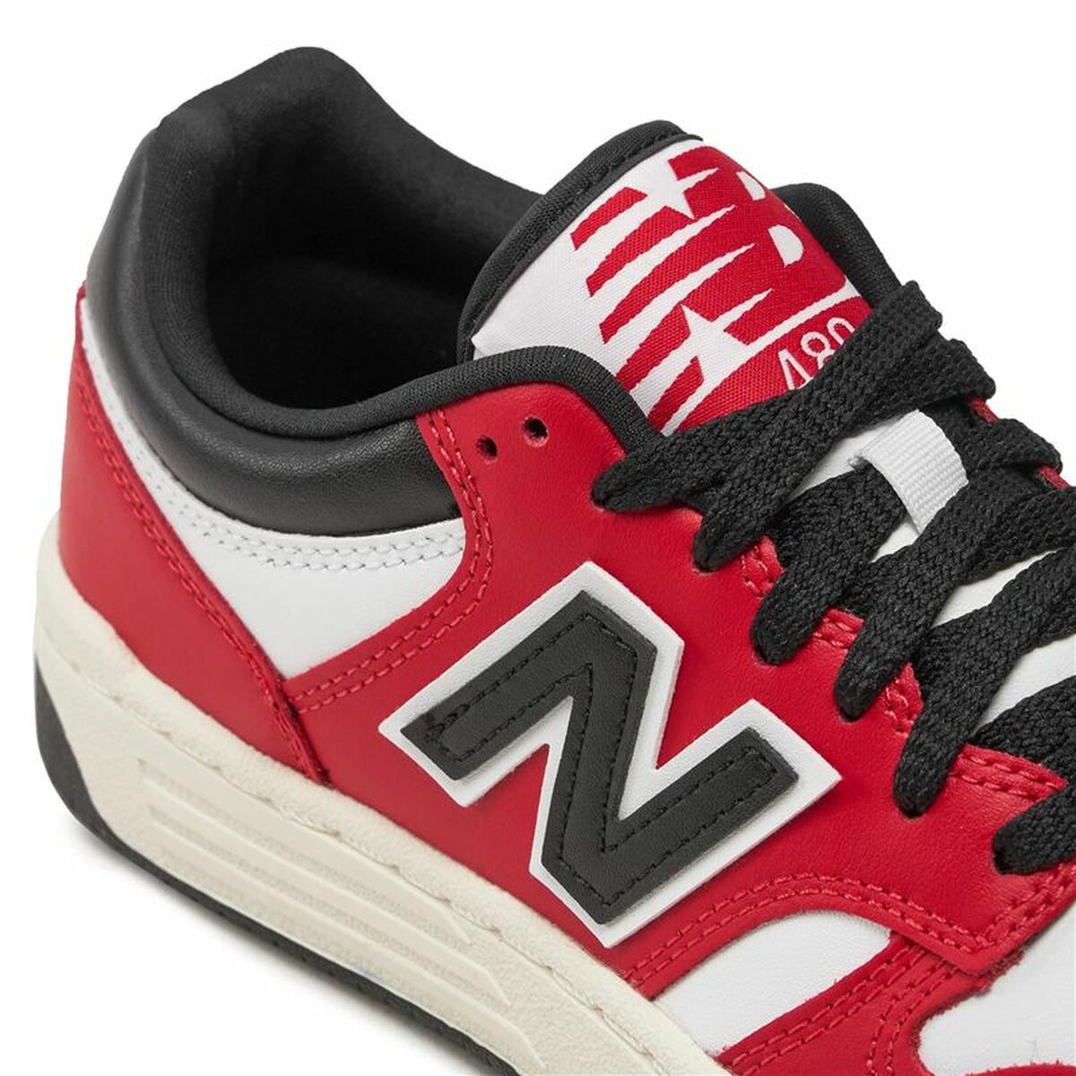 Παιδικά Aθλητικά Παπούτσια New Balance 480 Λευκό Κόκκινο Παιδικά Aθλητικά Παπούτσια New Balance 480 Λευκό Κόκκινο