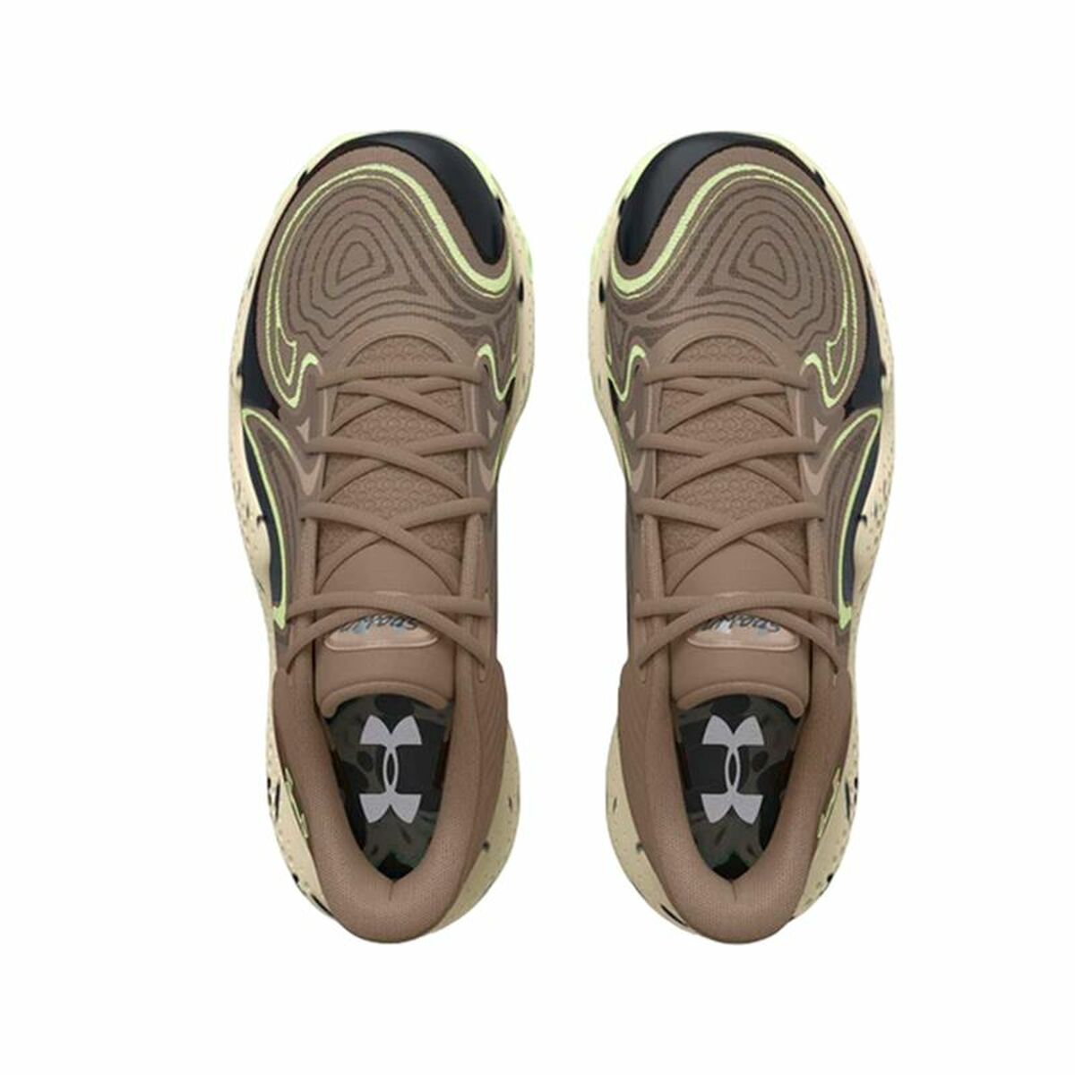 Παπούτσια Μπάσκετ για Ενήλικες Under Armour Spawn 6 Mid Καφέ