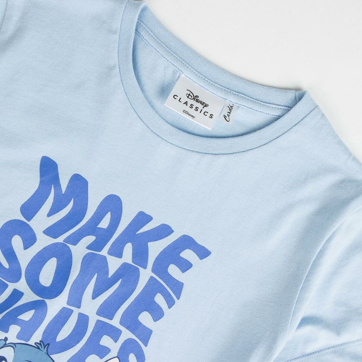 Kαλοκαιρινή παιδική πιτζάμα Stitch Μπλε