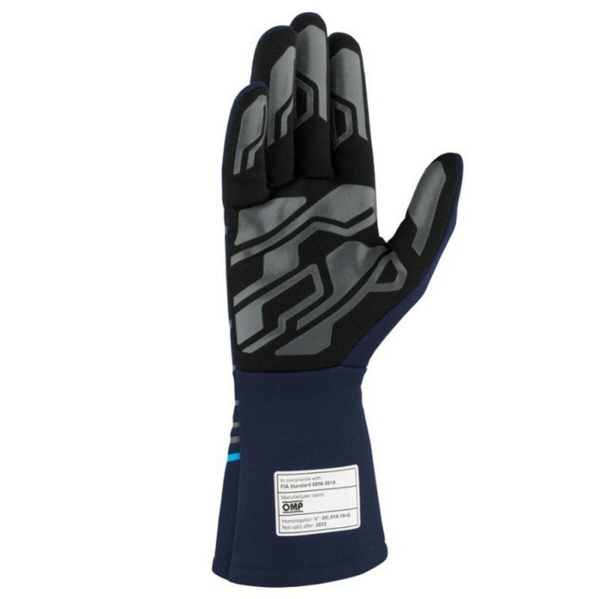 Karting Gloves OMP MY2025 Μπλε Ναυτικό Μπλε FIA 8856-2018