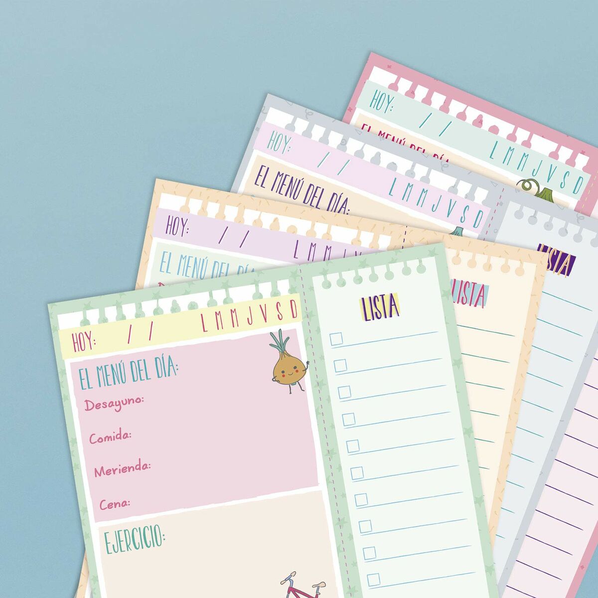 Daily planner Finocam TALKUAL 14,8 x 21 cm Λευκό