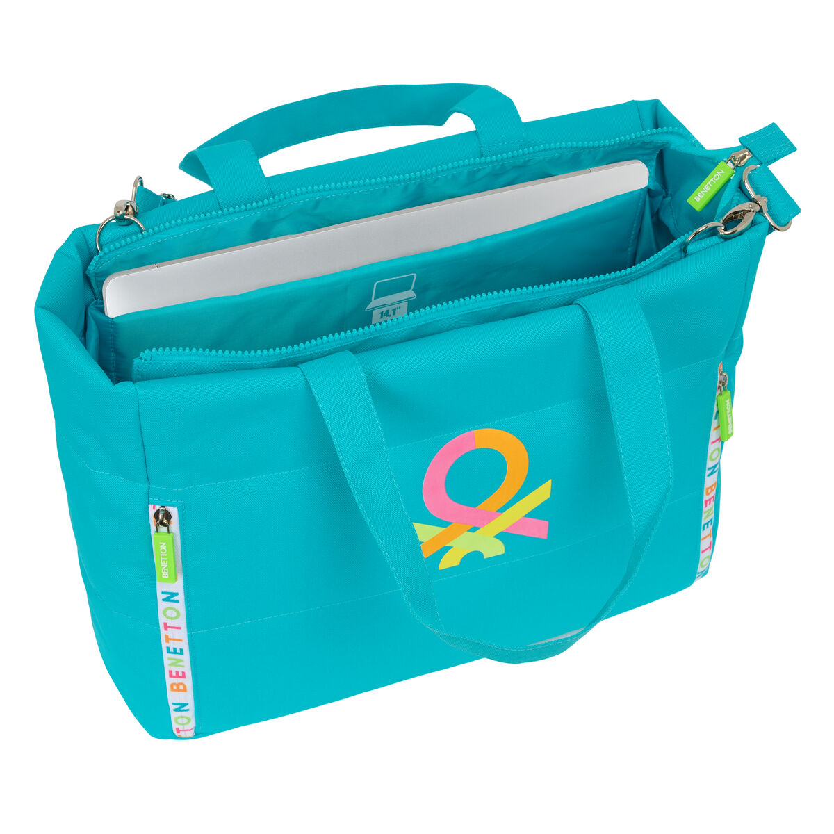 Θήκη για Laptop Benetton Summer Μπλε 40 x 31 x 17 cm