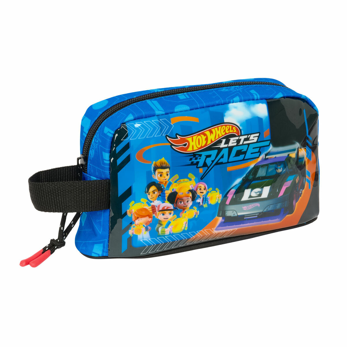 θερμική Θήκη Μεταφοράς Σνακ Hot Wheels Let's race Μπλε Μαύρο 21,5 x 12 x 6,5 cm