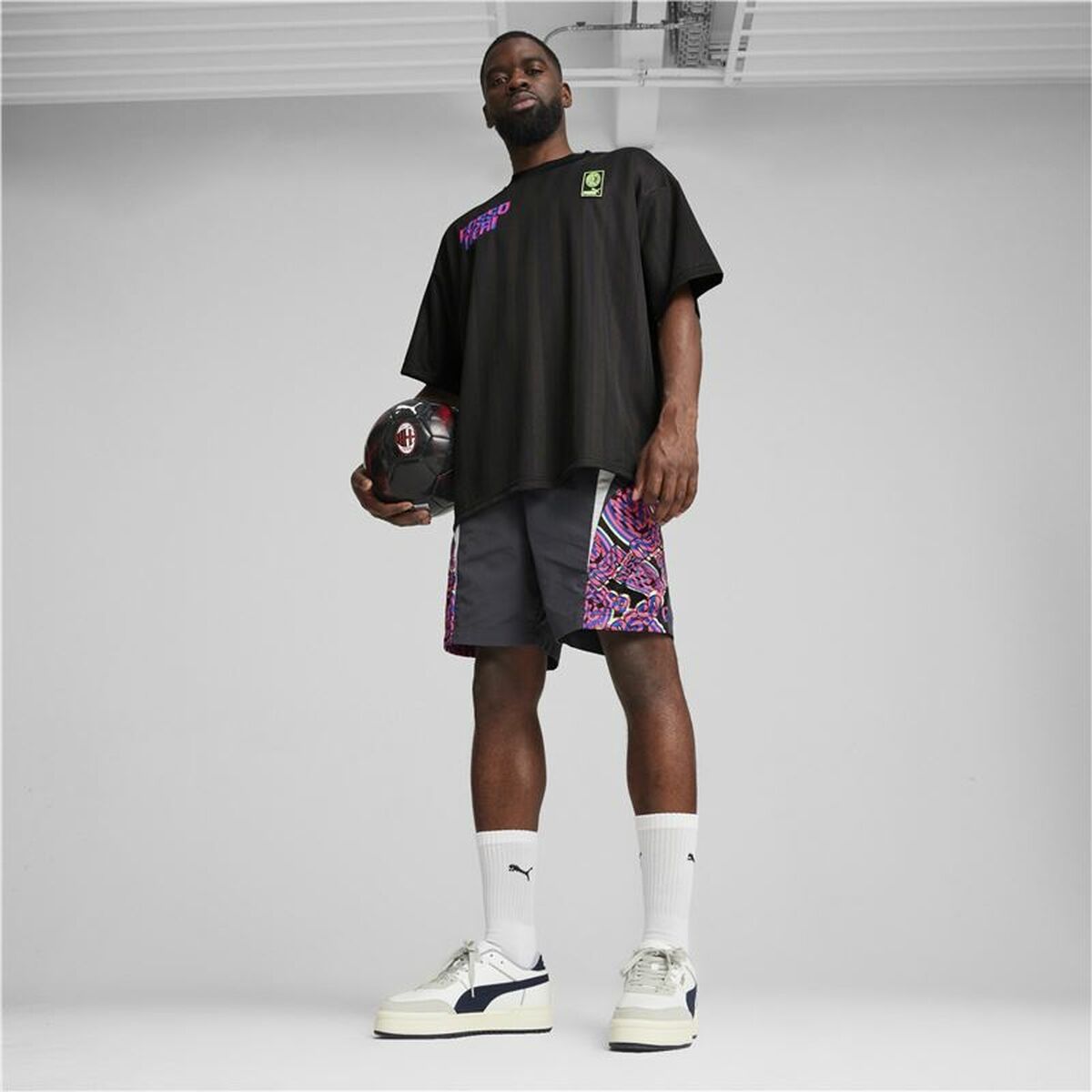 Ανδρικά Αθλητικά Σορτς Puma AC Milan Σκούρο γκρίζο