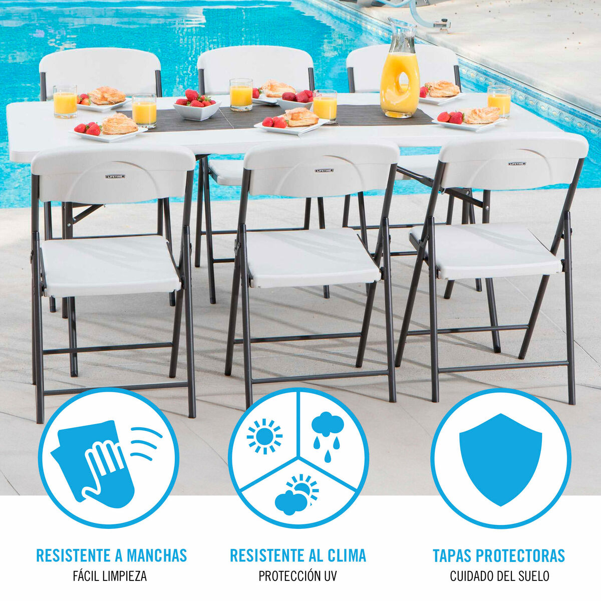 πτυσσόμενη καρέκλα Lifetime 47 x 84,5 x 50 cm