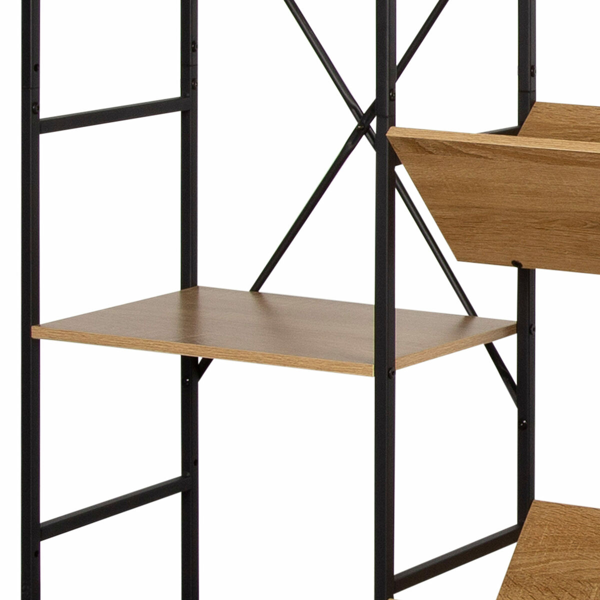 Ράφια Max Home Χάλυβας μελαμίνη τσιπ - ματ 125 x 150 x 27 cm