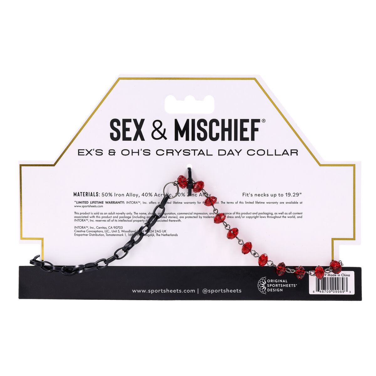 Κολιέ Τιμωρίας Sportsheets Sex and Mischief