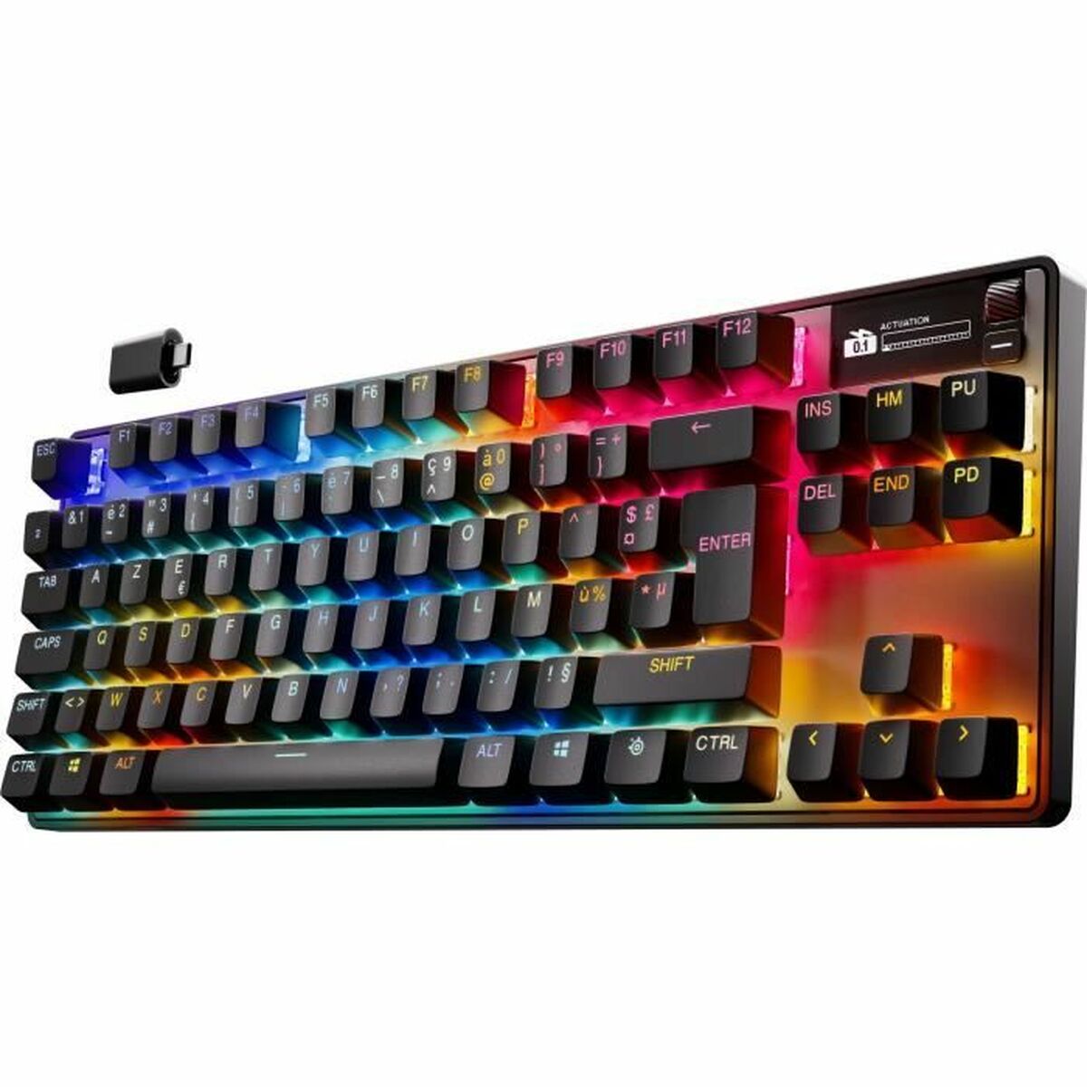 Bluetooth Πληκτρολόγιο SteelSeries apex pro tkl wl gen 3 Μαύρο Azerty γαλλικά