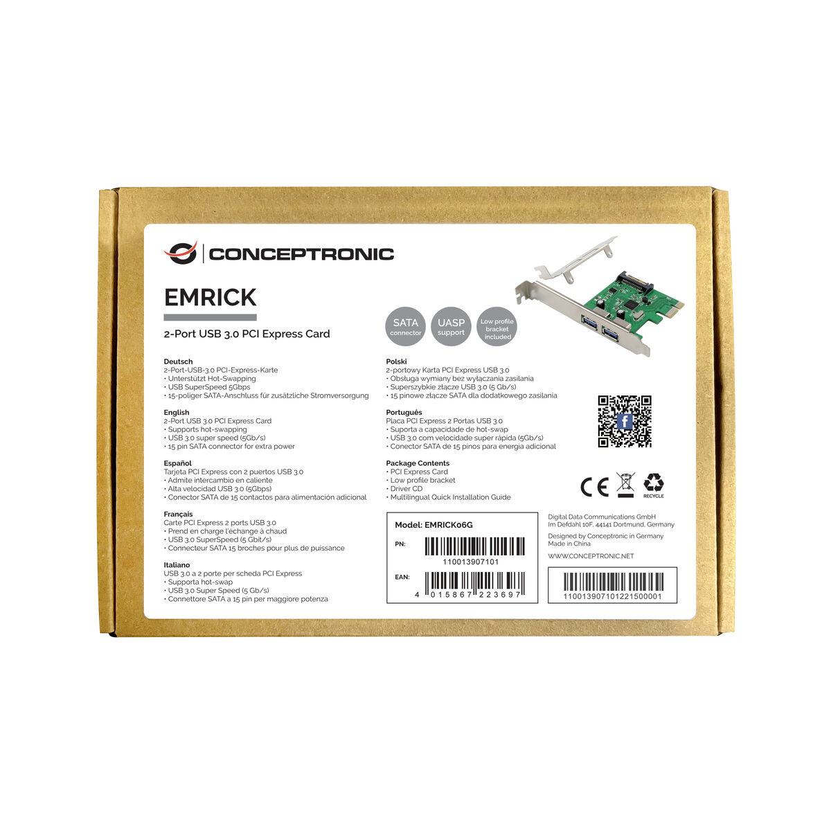 Κάρτα PCI Conceptronic 110013907101