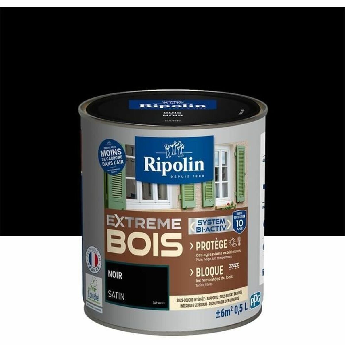 Αστάρι Βαφής Ripolin noir Σατέν 500 ml