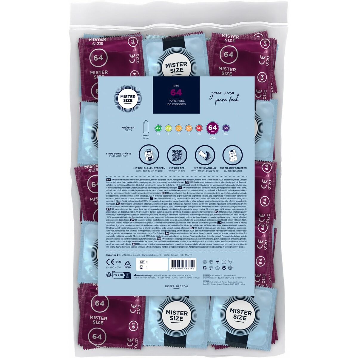 Προφυλακτικά Mister Size 100 Μονάδες