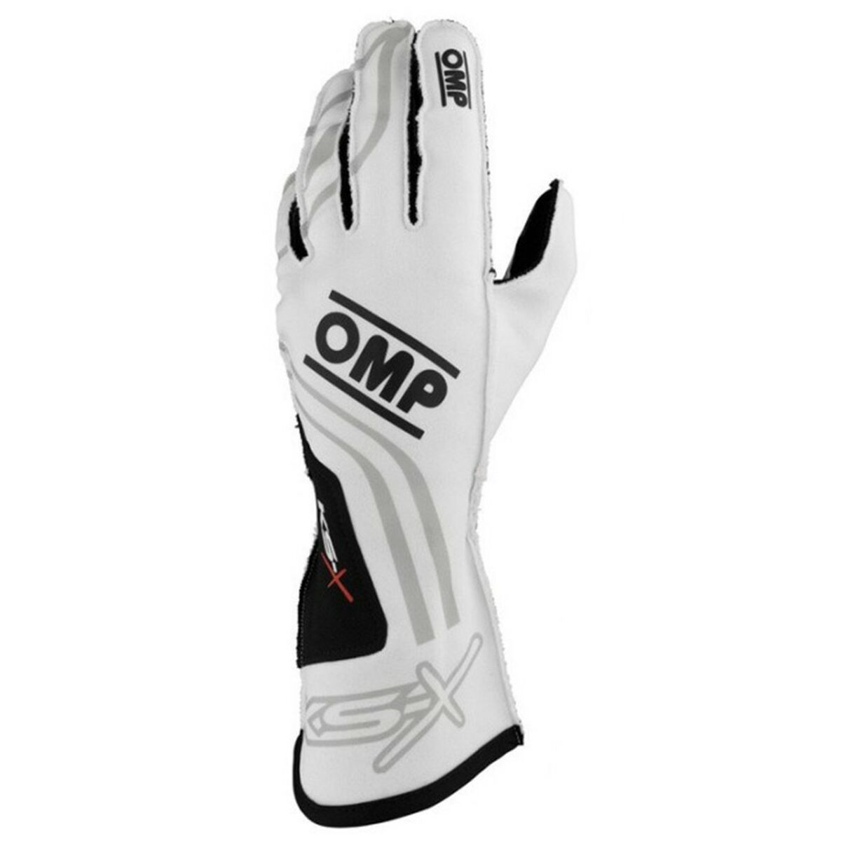 Kids Karting Gloves OMP KS-X FIA 8877-2022 Λευκό 4