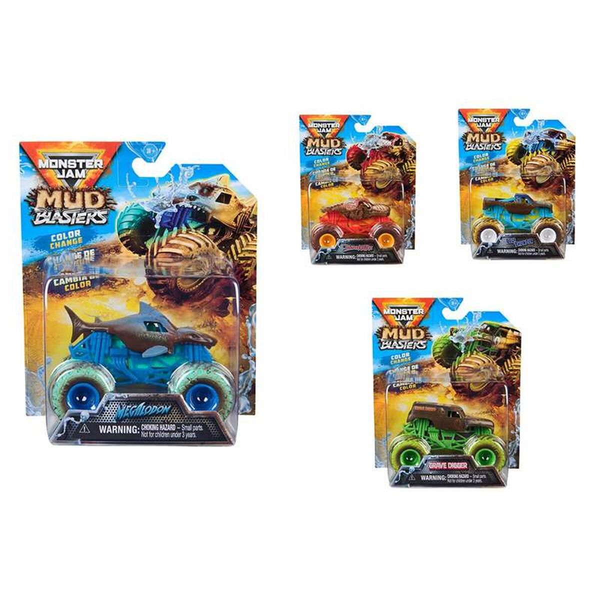 Monster Truck Monster Jam Mud Blasters 1:64 Μπλε