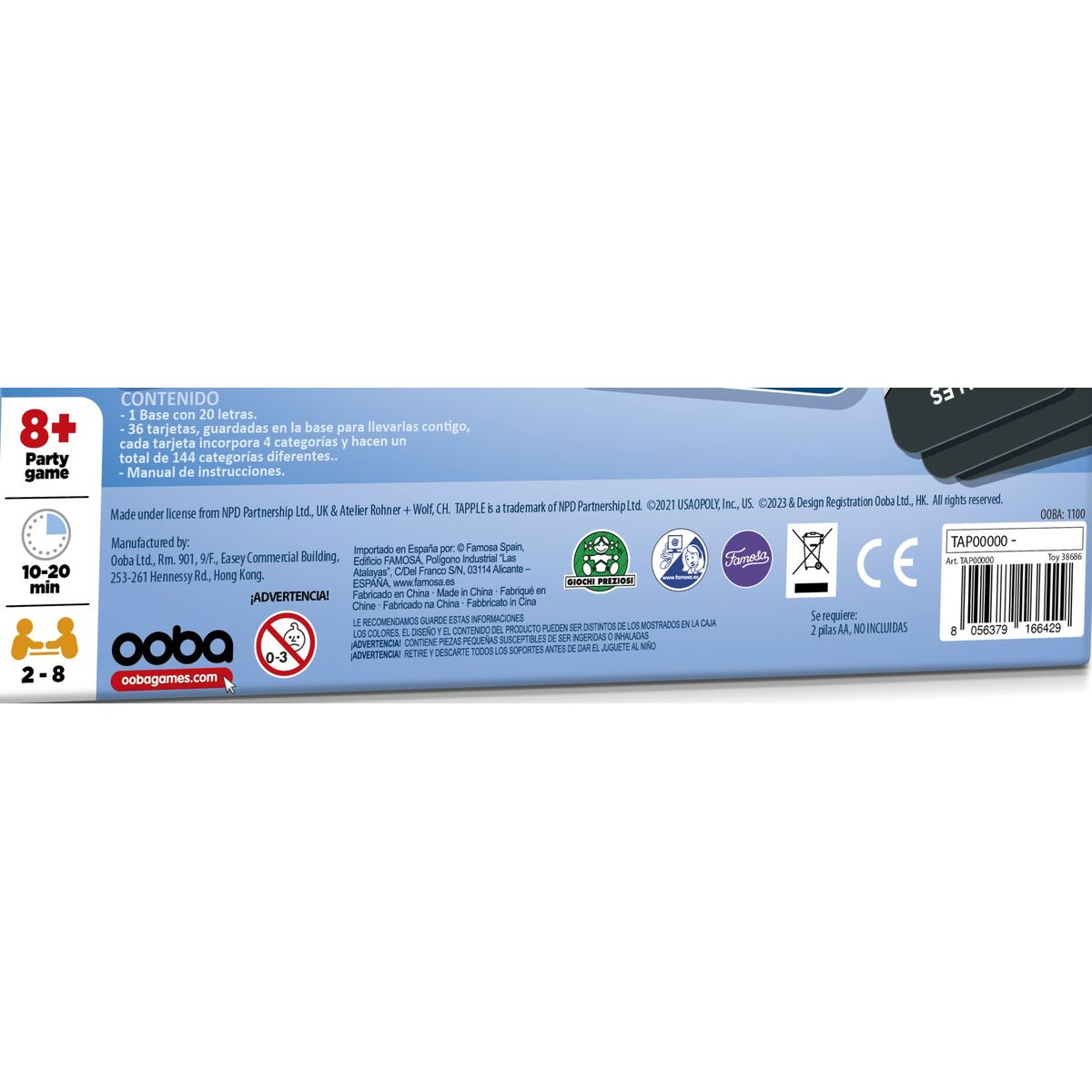 Παιχνίδι ερωτήσεων και απαντήσεων Famosa