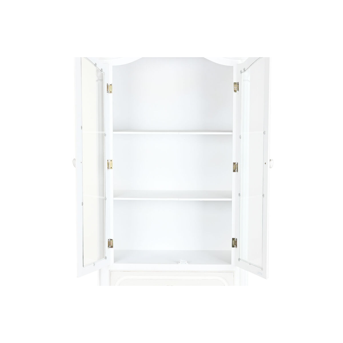 Eκθεσιακό σταντ Home ESPRIT Λευκό Ξύλο Κρυστάλλινο 76 x 39 x 193 cm Eκθεσιακό σταντ Home ESPRIT Λευκό Ξύλο Κρυστάλλινο 76 x 39 x 193 cm