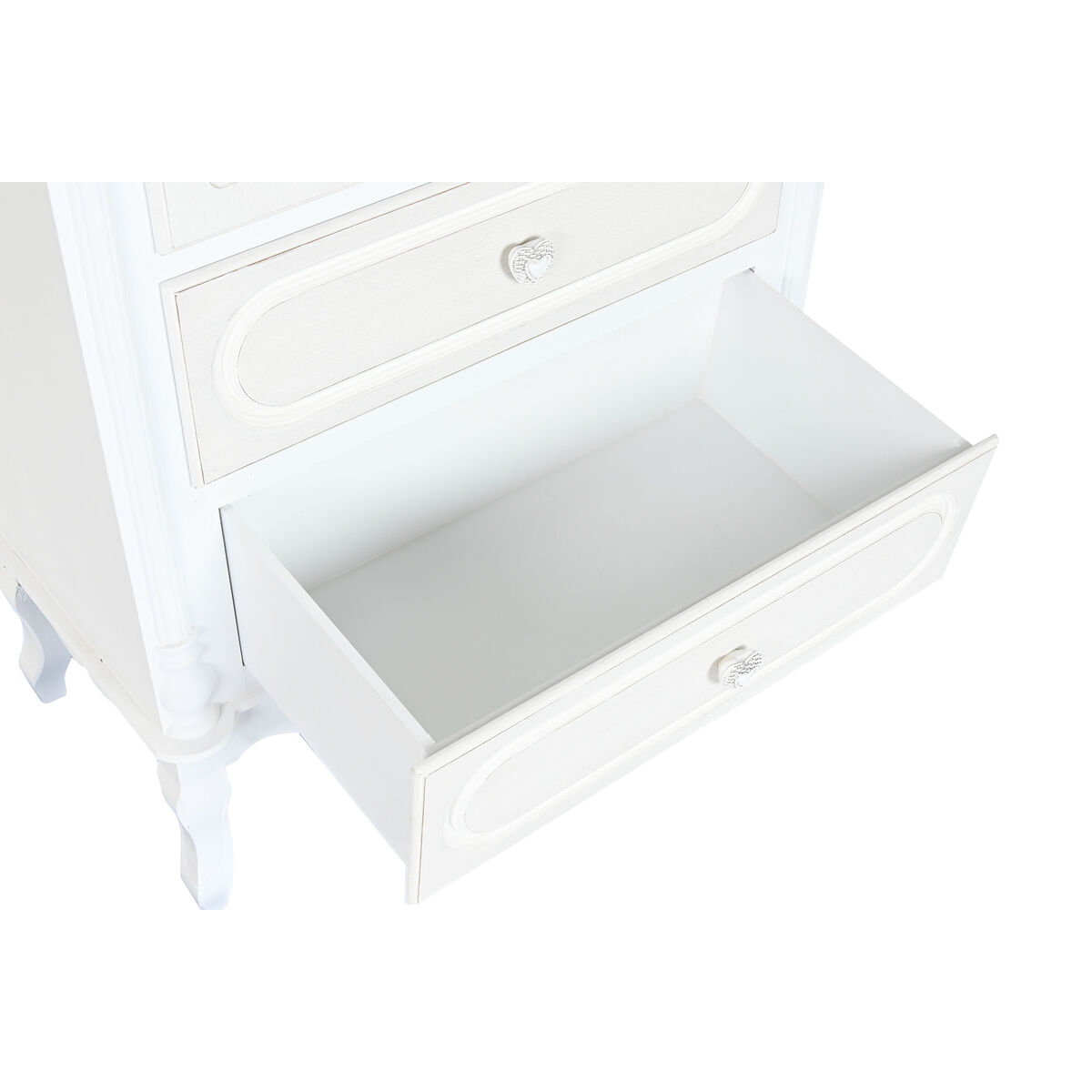 Eκθεσιακό σταντ Home ESPRIT Λευκό Ξύλο Κρυστάλλινο 76 x 39 x 193 cm Eκθεσιακό σταντ Home ESPRIT Λευκό Ξύλο Κρυστάλλινο 76 x 39 x 193 cm