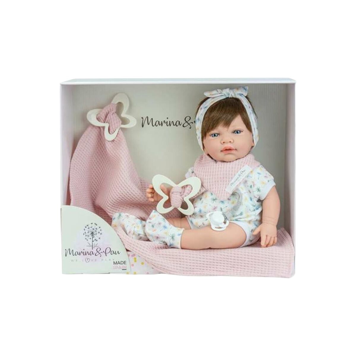 Κούκλα μωρού Marina & Pau Sweet Baby Farfalla 42 cm
