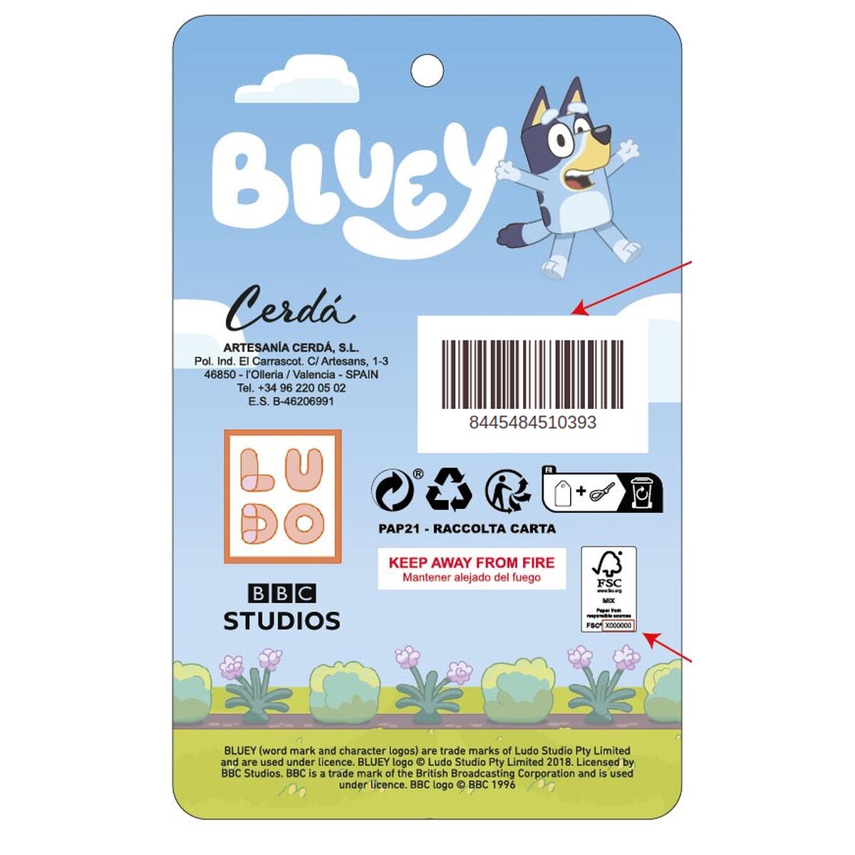 Παιδική Τσάντα Bluey Μπλε Παιδική Τσάντα Bluey Μπλε