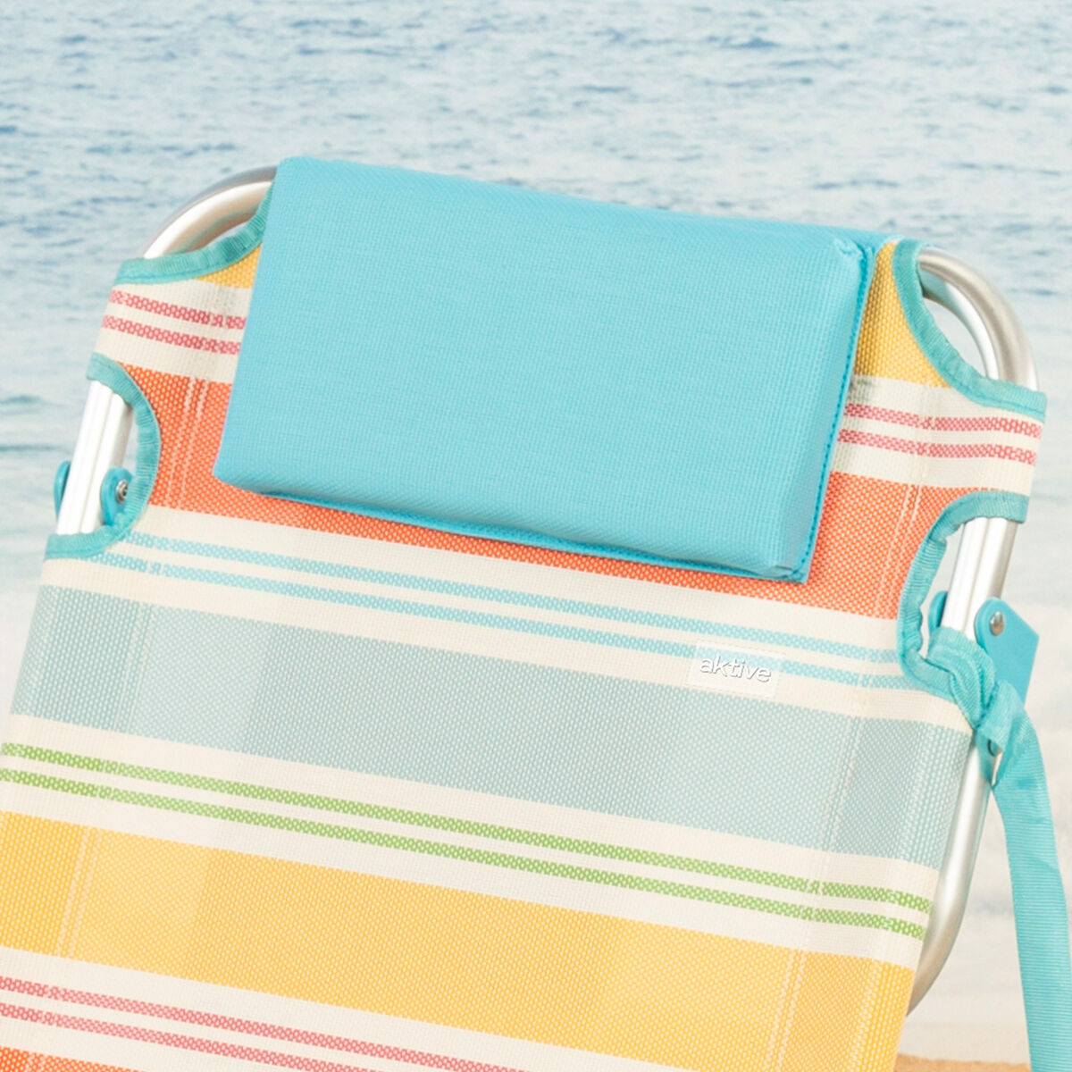 Καρέκλα στην παραλία Aktive 48 x 75 x 48 cm (x2)